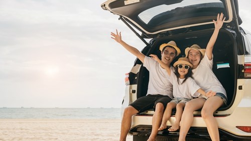 family road trip travel vehicle and tire safety tips